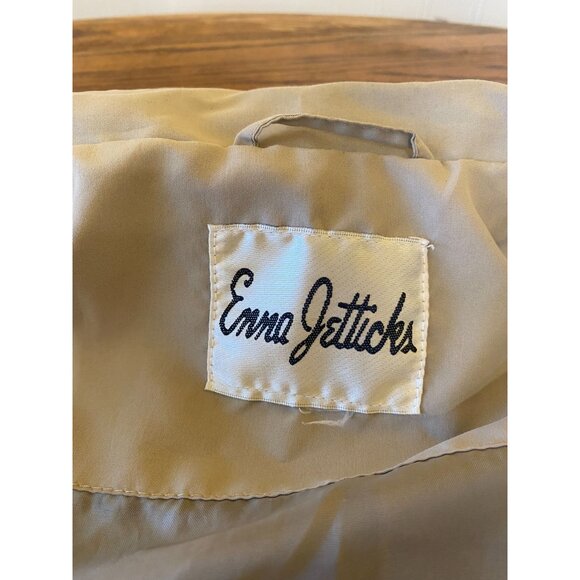 Enna Jetticks Womens Blue Lightweight Jacket With Beige Lining Button & Snap Clo - Picture 4 of 5